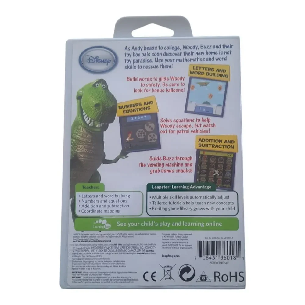 LeapFrog - Disney Pixar - Toy Story 3 Leapster Learning Game